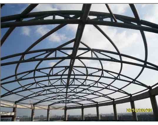肇东中煤朔州宾馆管桁架工程